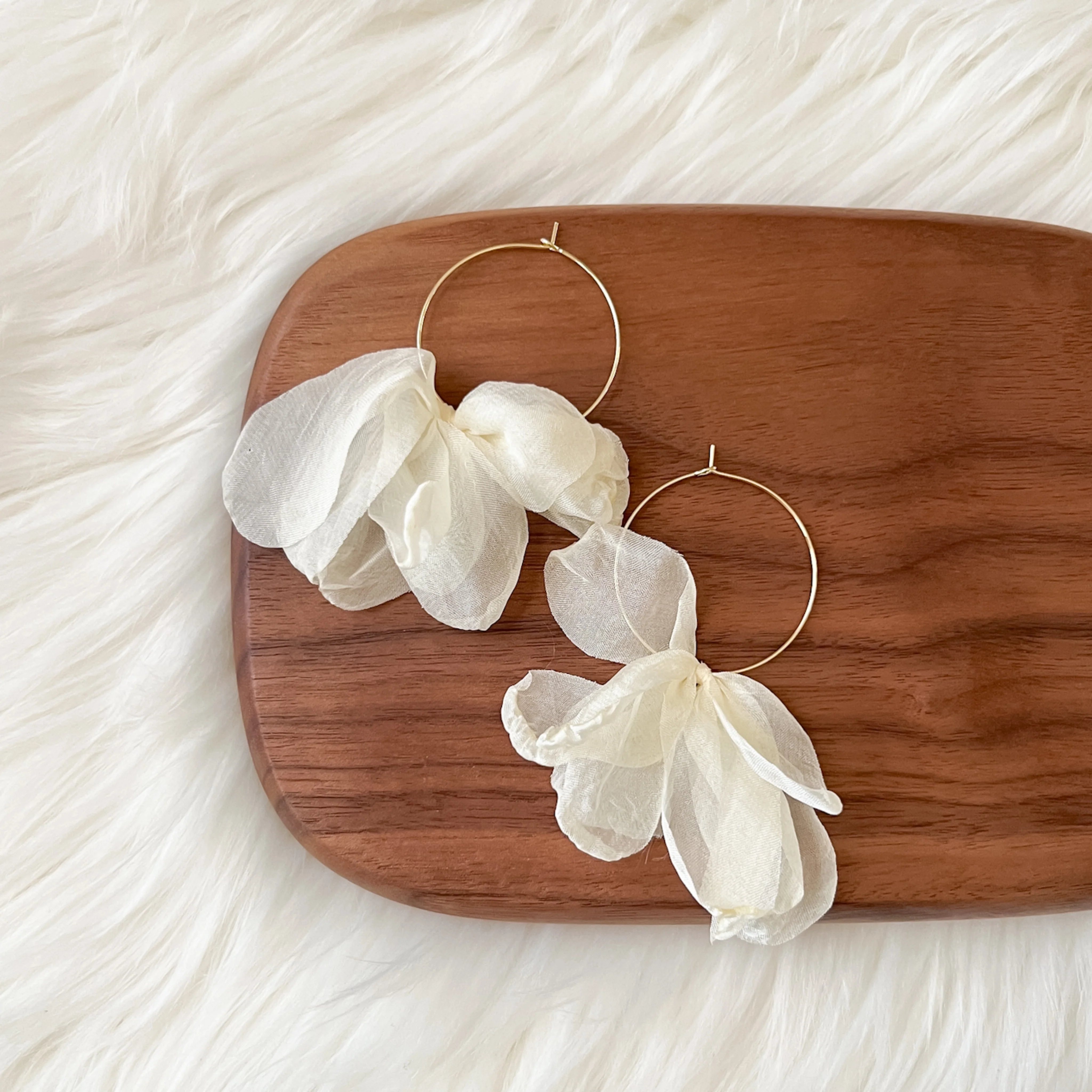 Sweet Romance Chiffon Earrings - 6 Colors! - Image 20