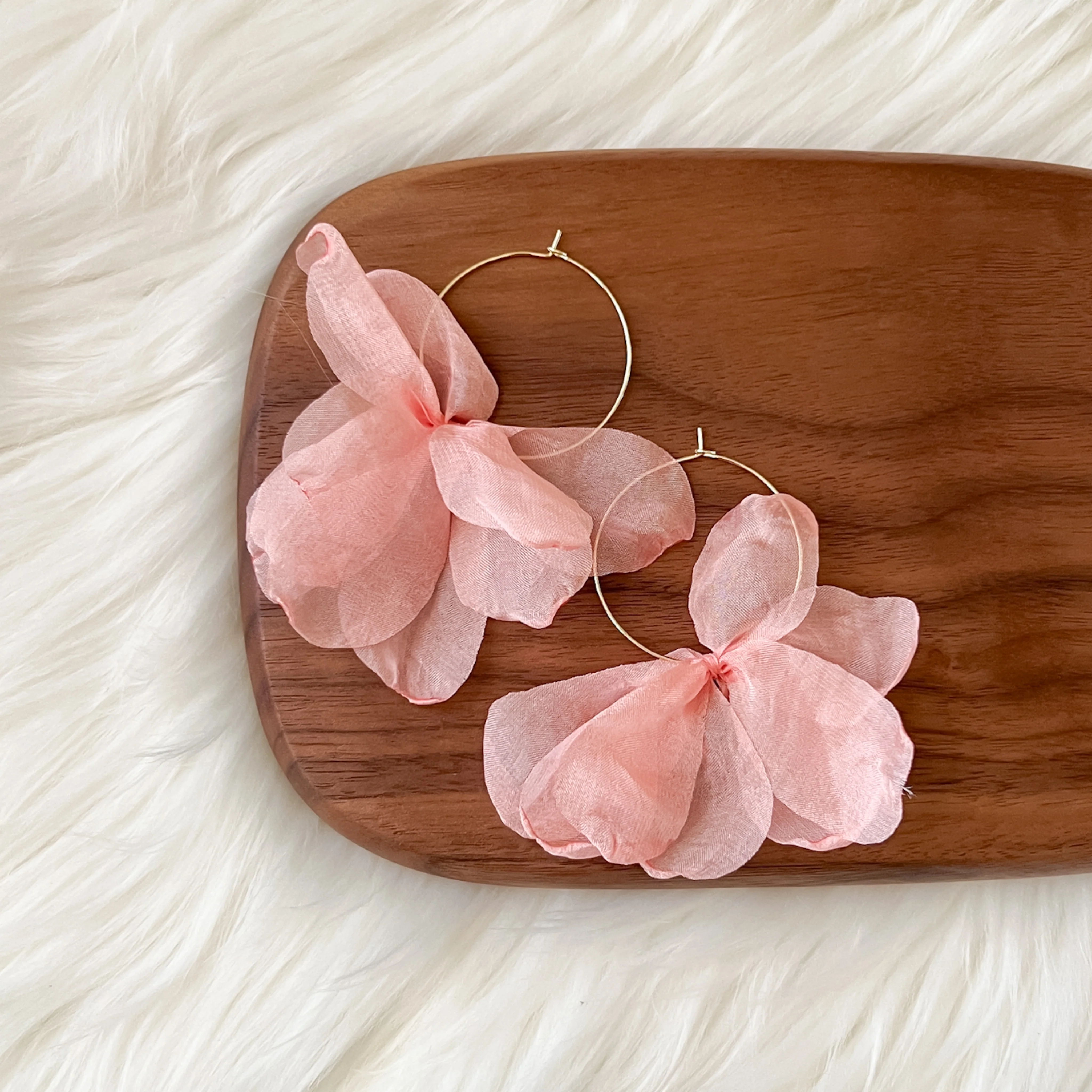 Sweet Romance Chiffon Earrings - 6 Colors! - Image 21