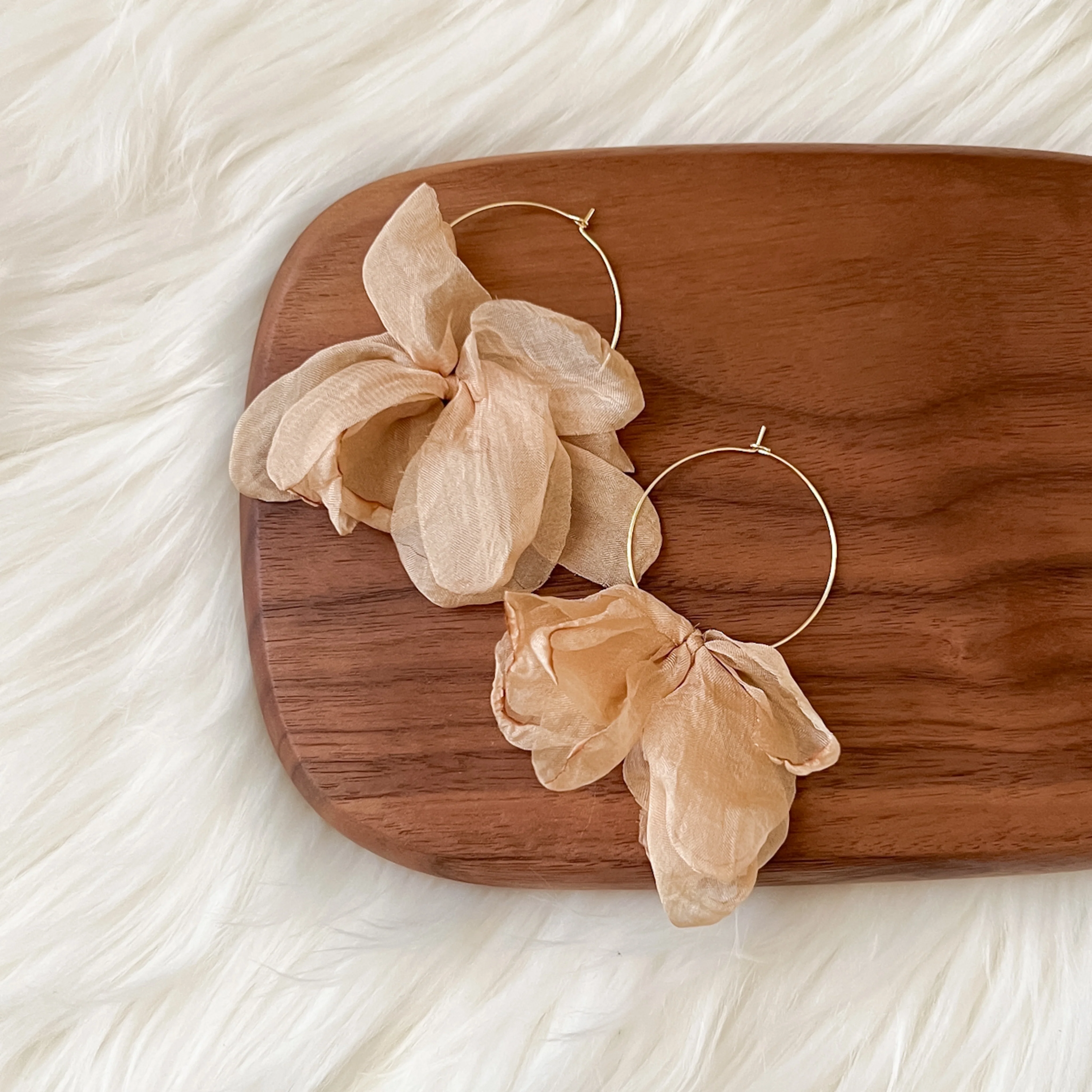 Sweet Romance Chiffon Earrings - 6 Colors! - Image 22