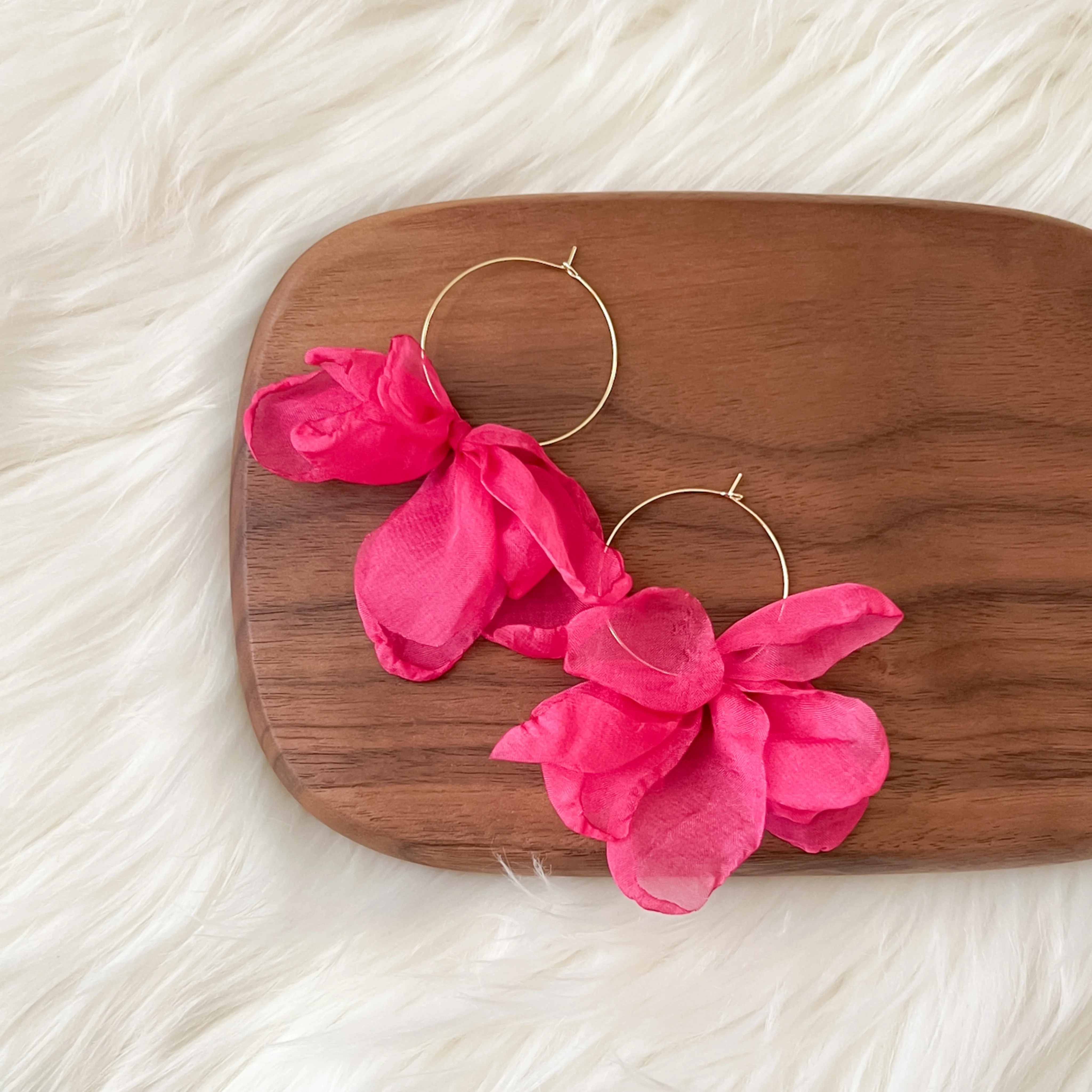 Sweet Romance Chiffon Earrings - 6 Colors! - Image 24