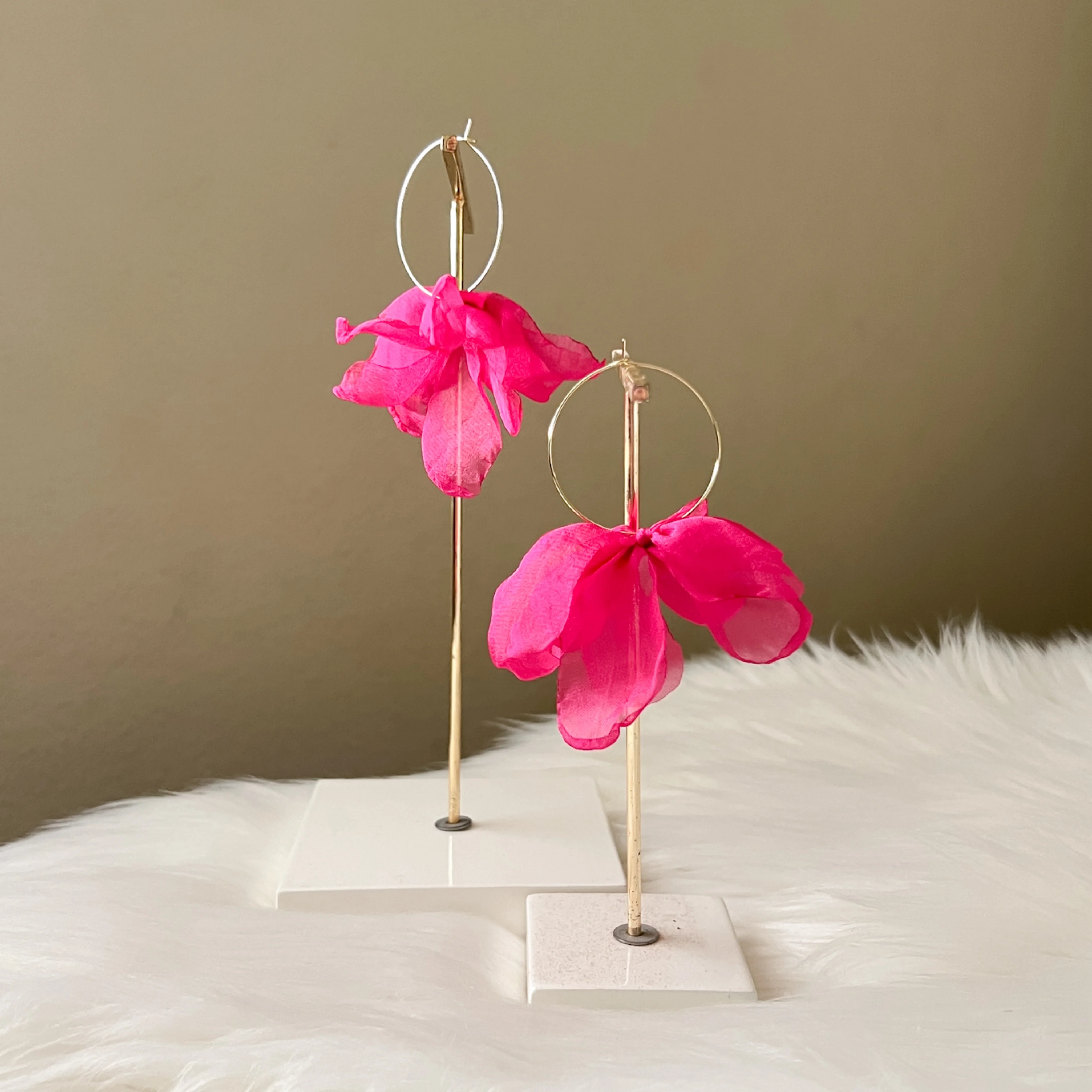 Sweet Romance Chiffon Earrings - 6 Colors! - Image 27