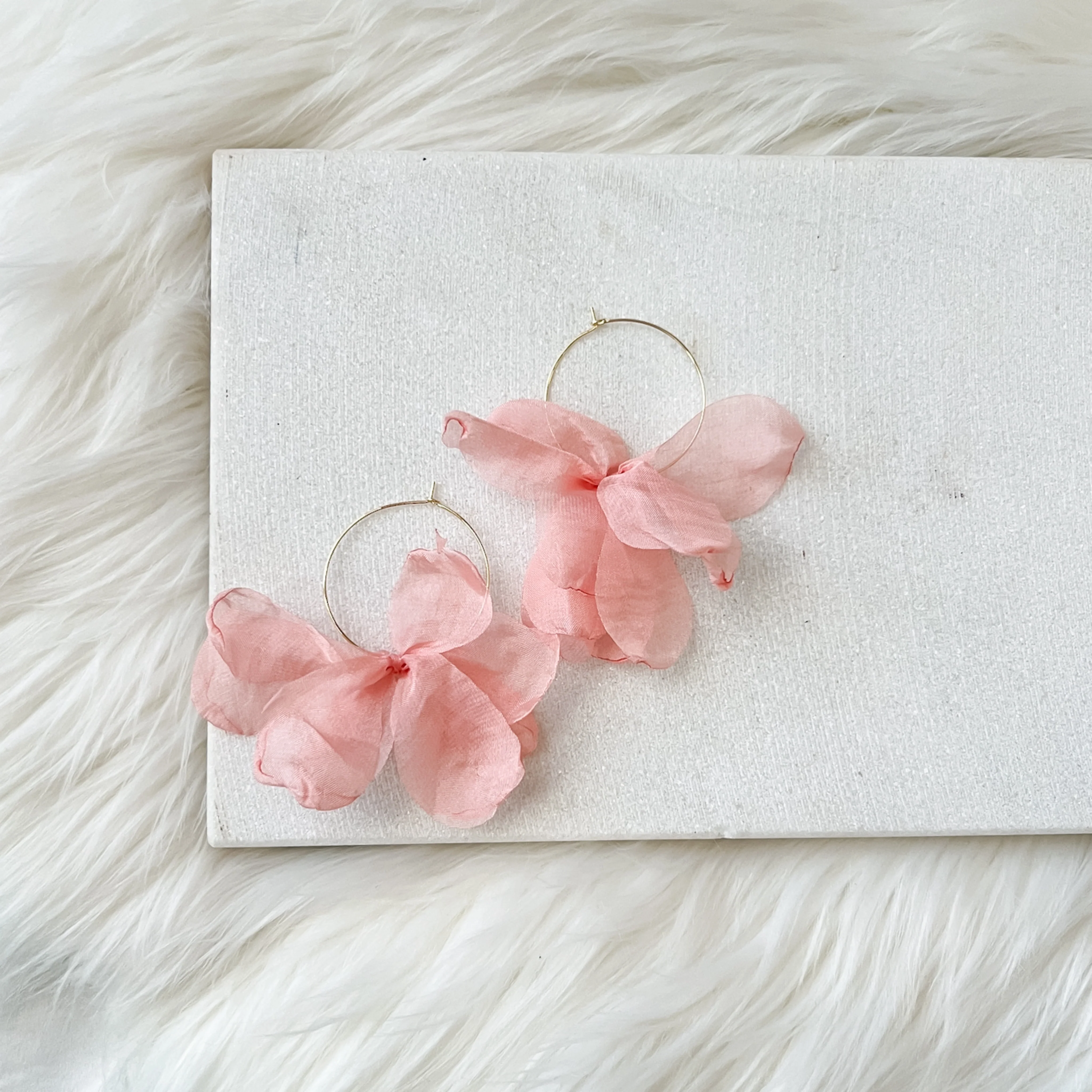 Sweet Romance Chiffon Earrings - 6 Colors! - Image 3