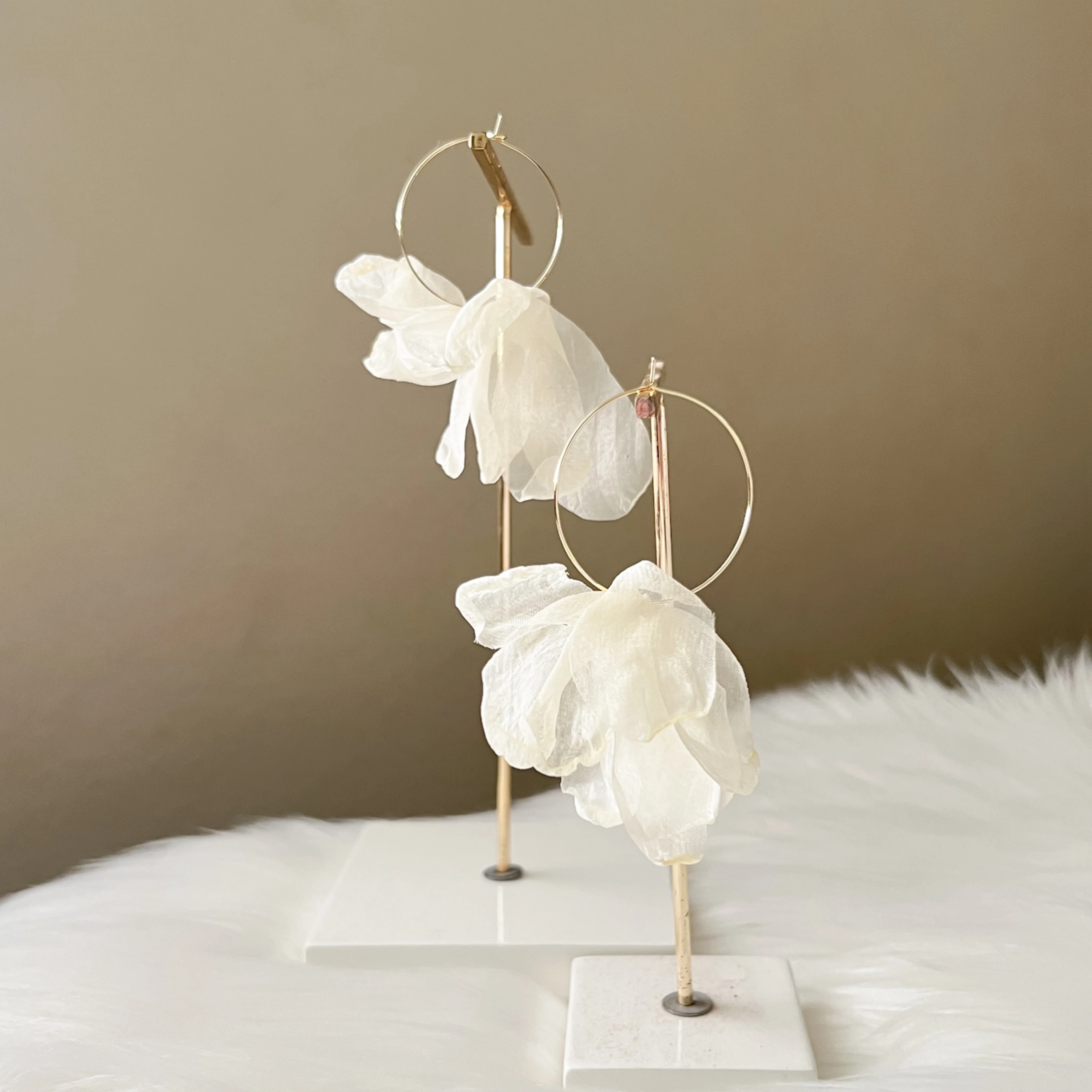 Sweet Romance Chiffon Earrings - 6 Colors! - Image 30