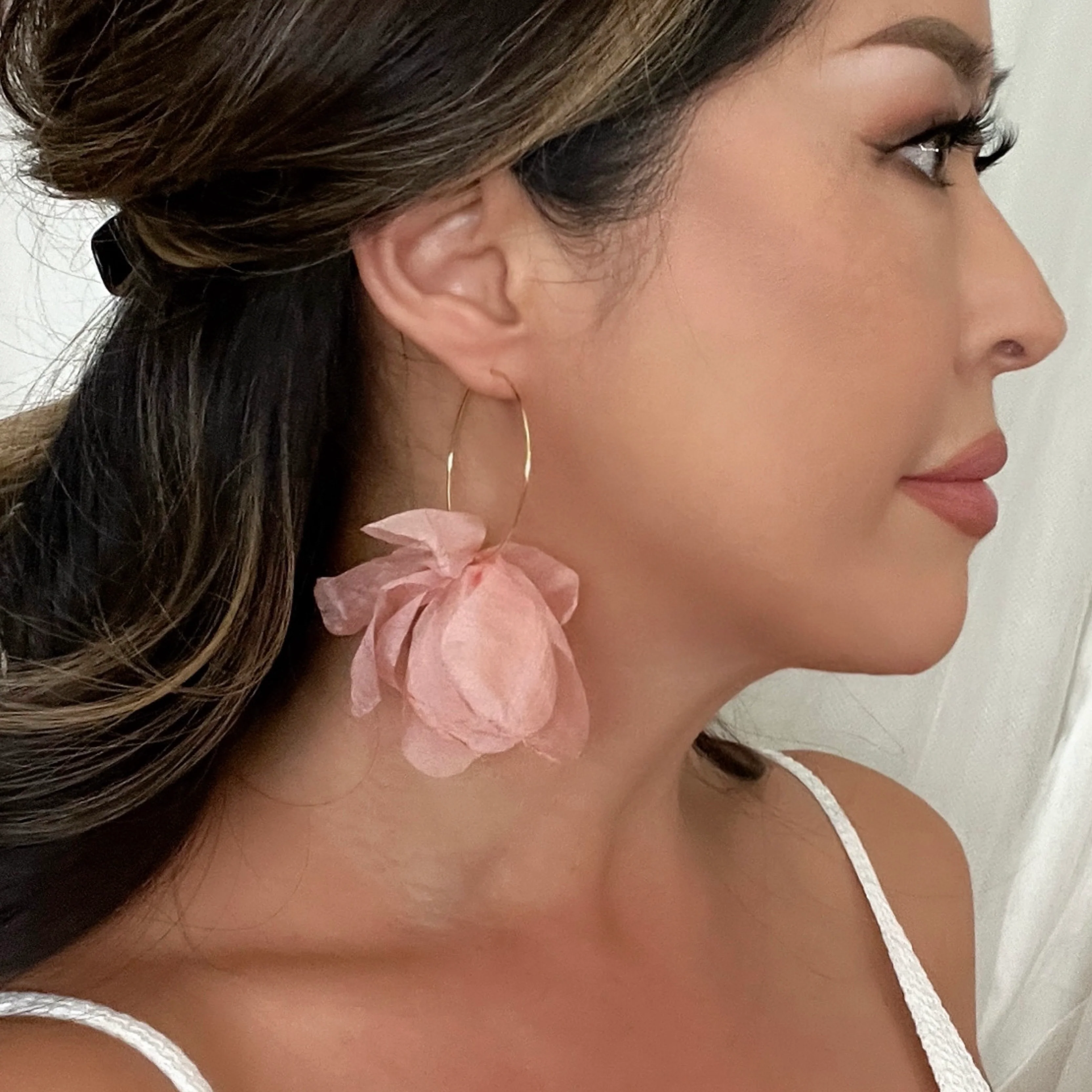 Sweet Romance Chiffon Earrings - 6 Colors! - Image 33