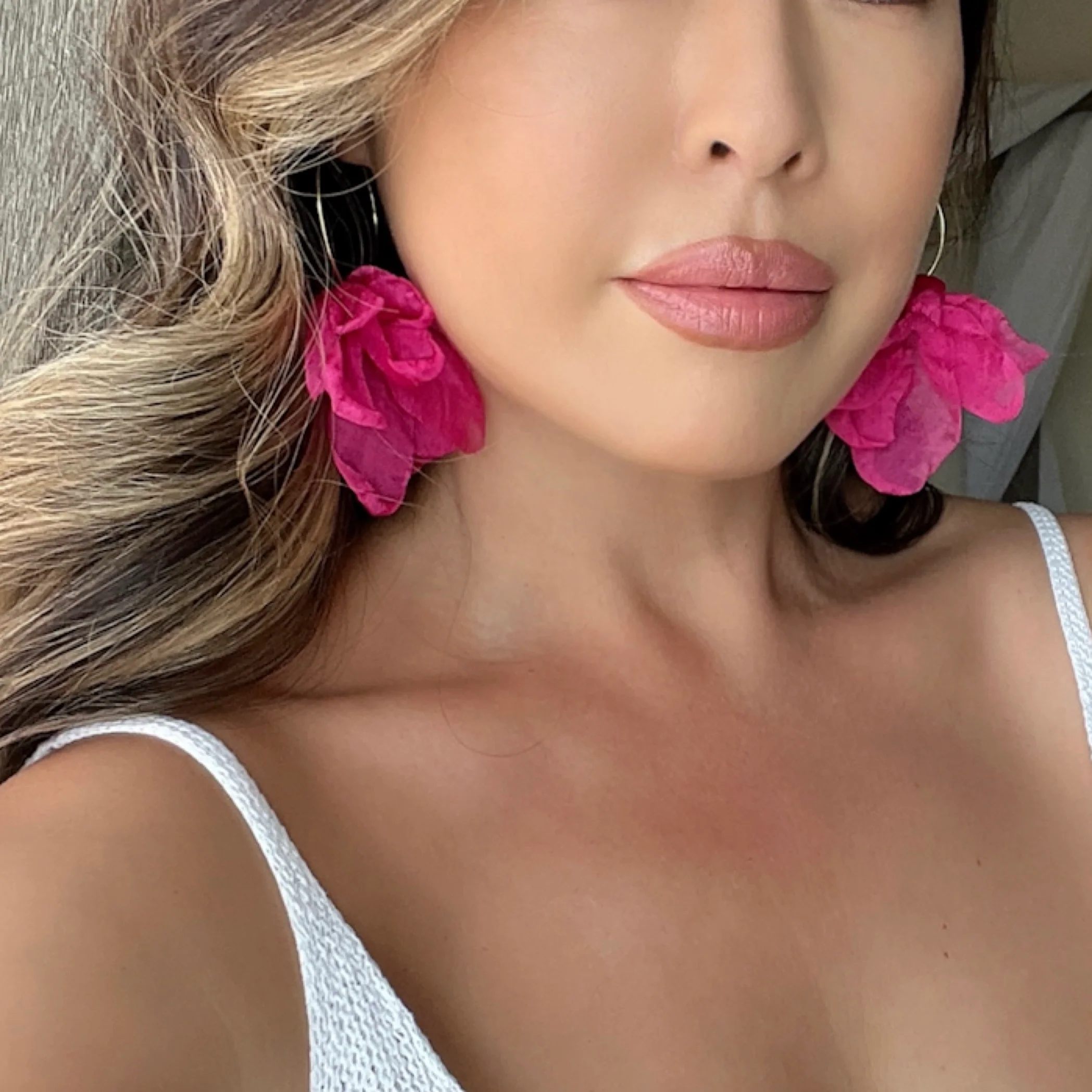 Sweet Romance Chiffon Earrings - 6 Colors! - Image 9