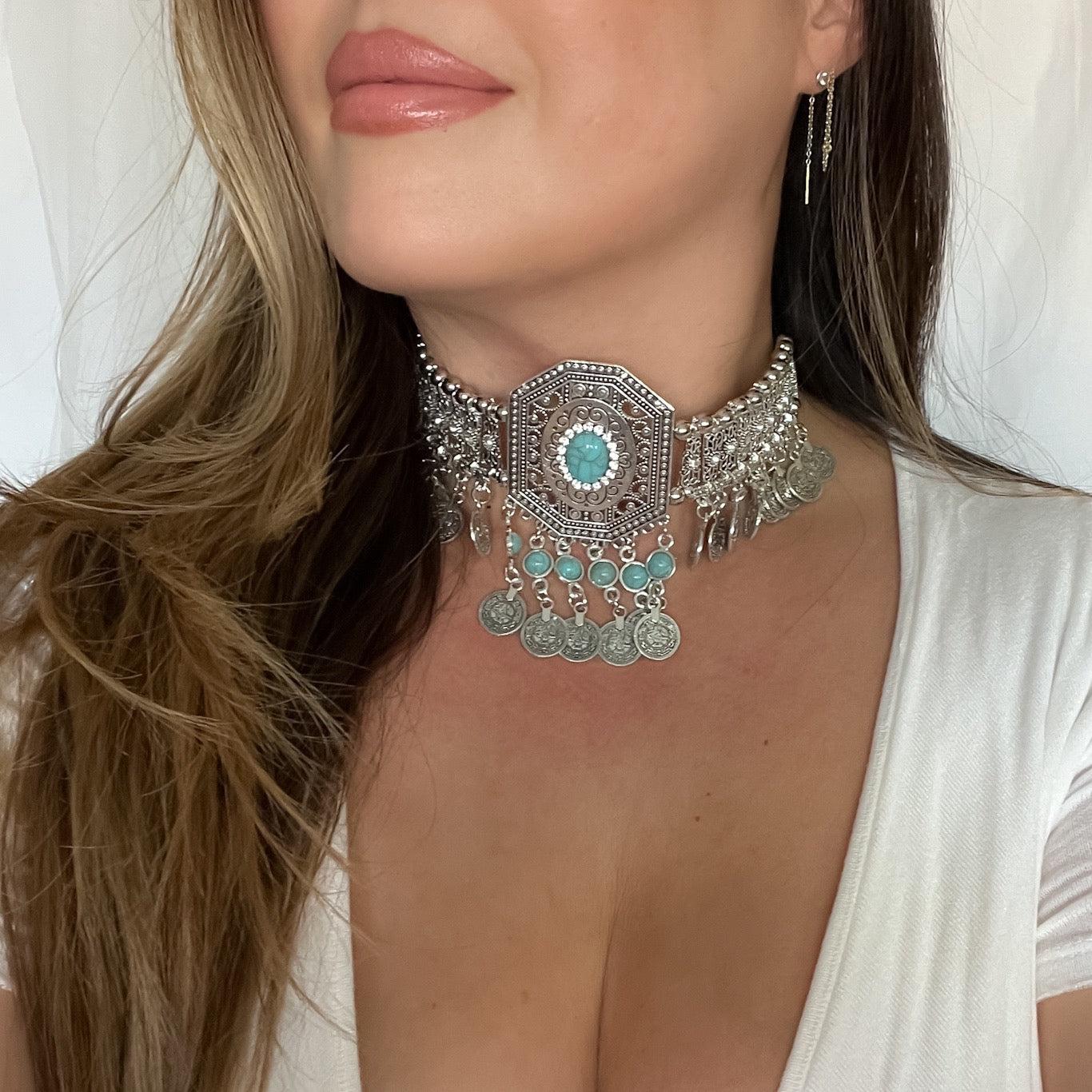 Tara Boho Statement Choker - 4 Colors - Image 21