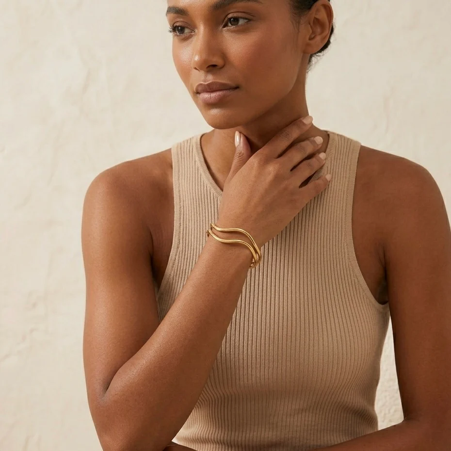The Contour Cuff Bracelet - Image 10
