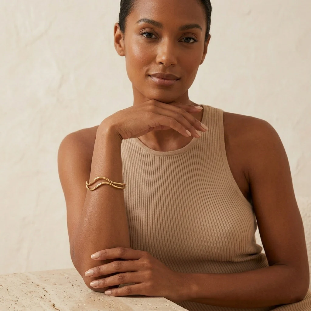 The Contour Cuff Bracelet - Image 4