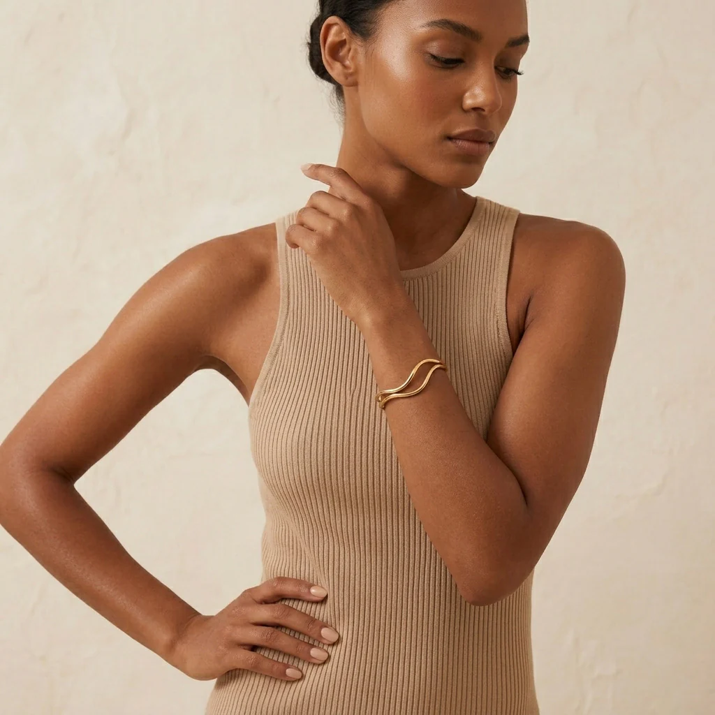 The Contour Cuff Bracelet - Image 8