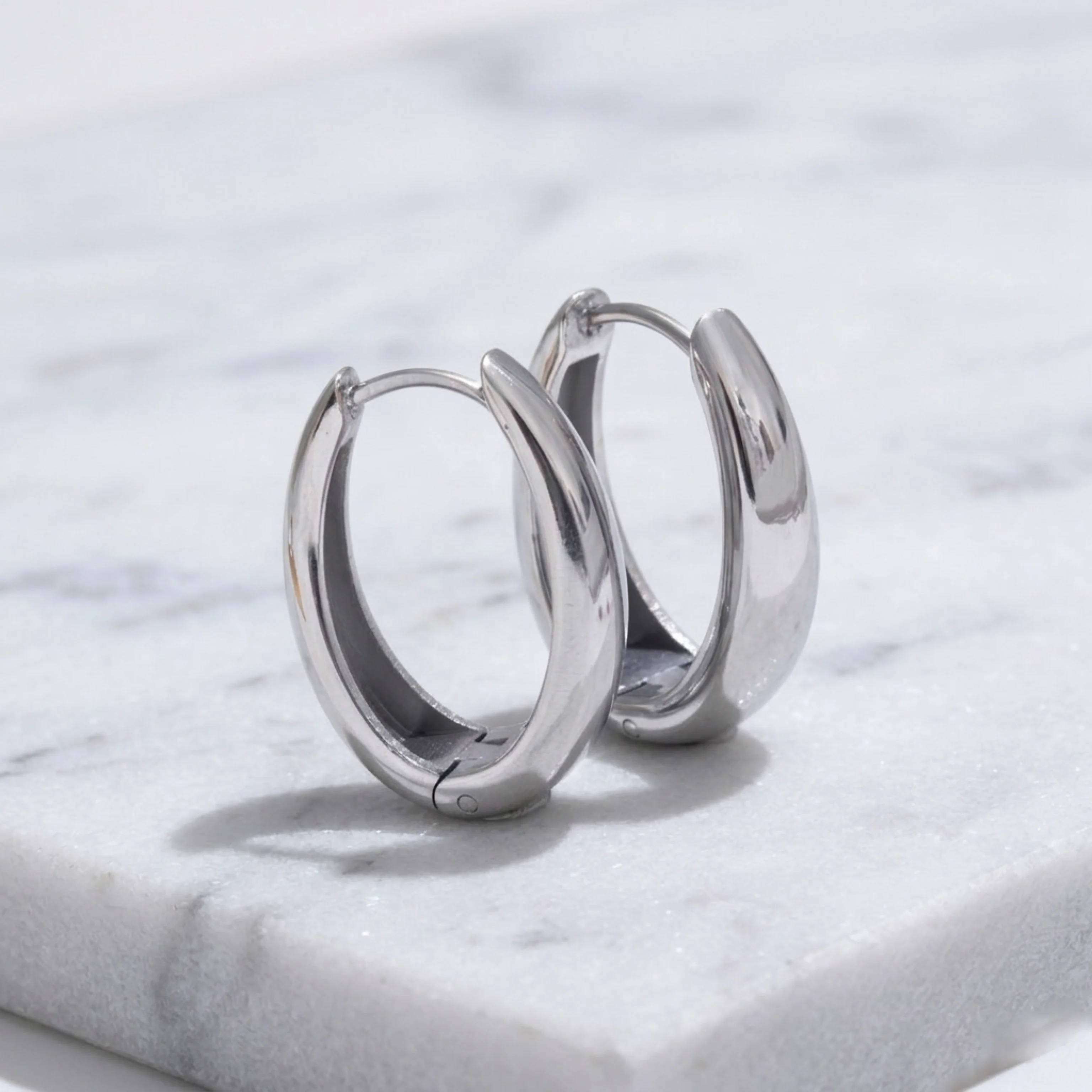 The Ever Teardrop Hoop Earrings - Image 13