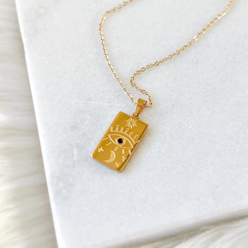 Third Eye Chakra Signet Necklace - LAST CHANCE!