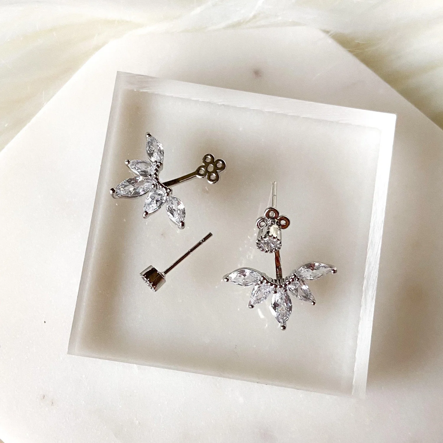 Tiara Ear Jacket Earrings - LAST CHANCE! - Image 5