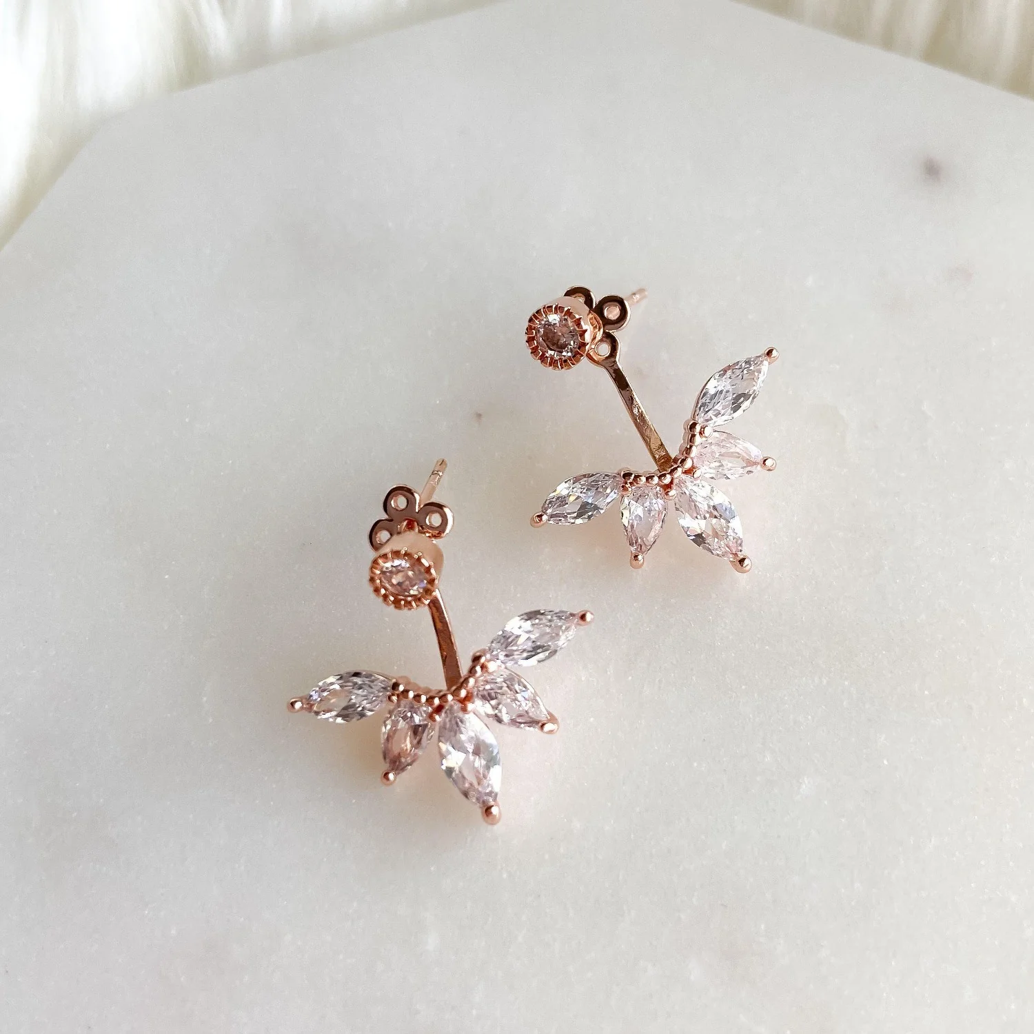 Tiara Ear Jacket Earrings - LAST CHANCE! - Image 7