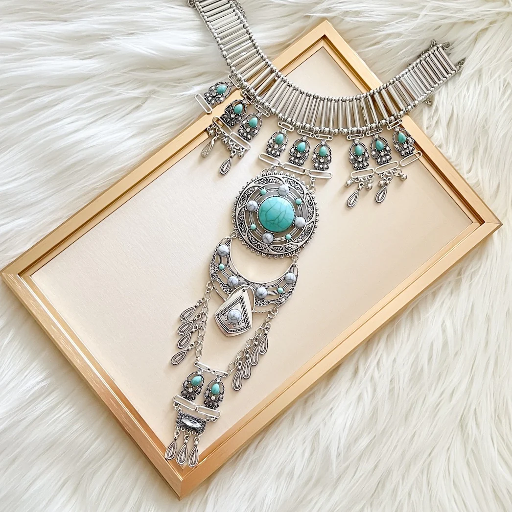 Toria Boho Statement Necklace - Image 25