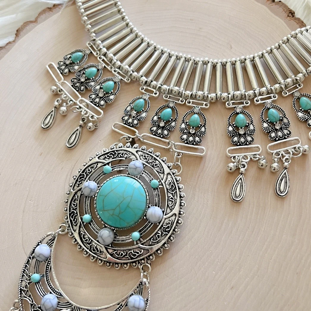 Toria Boho Statement Necklace - Image 26