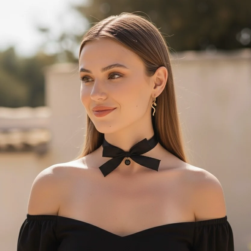 Twinkle Belle Ribbon Choker - Image 5