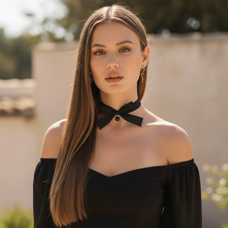 Twinkle Belle Ribbon Choker - Image 7