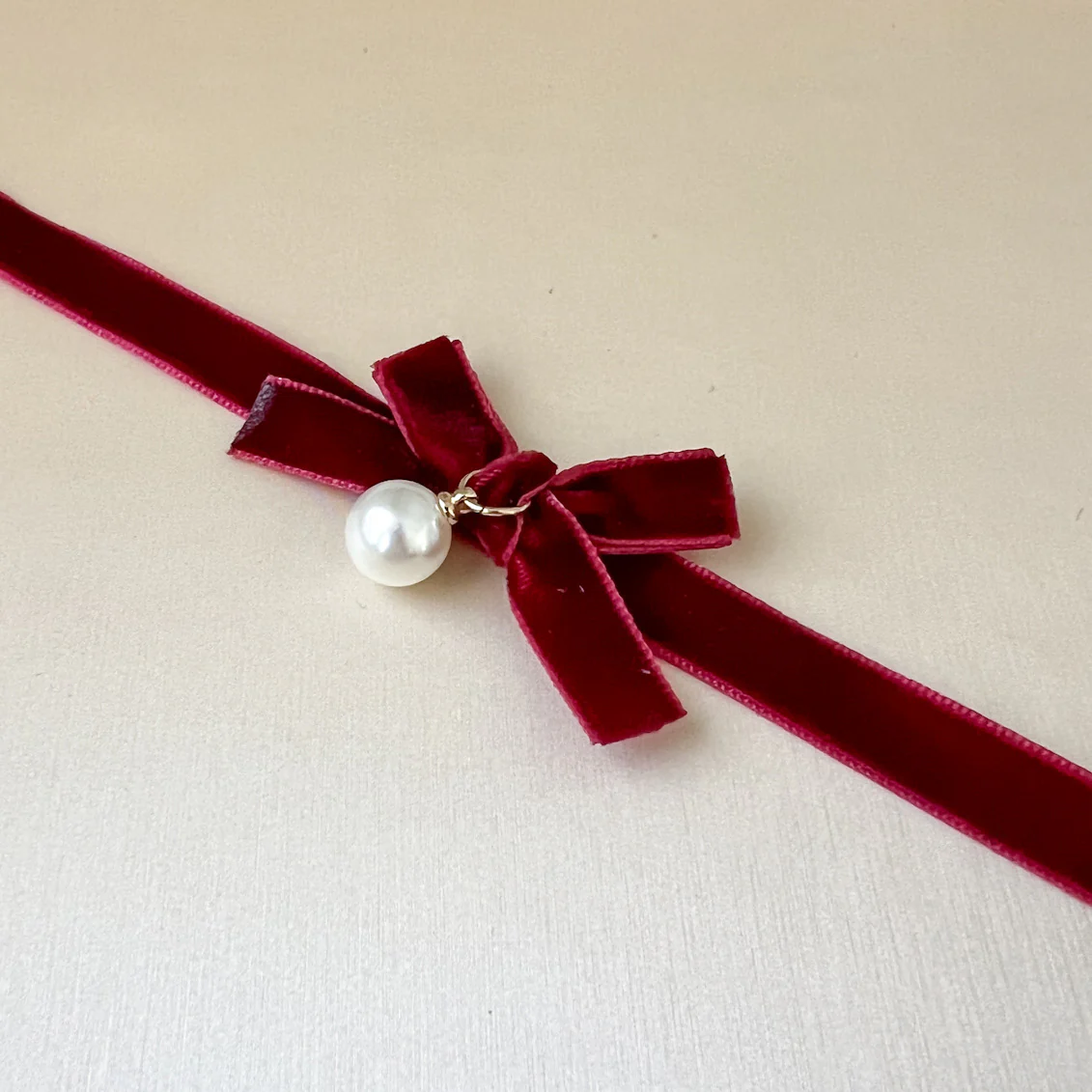 Velvety Bow Tie Choker - Image 10