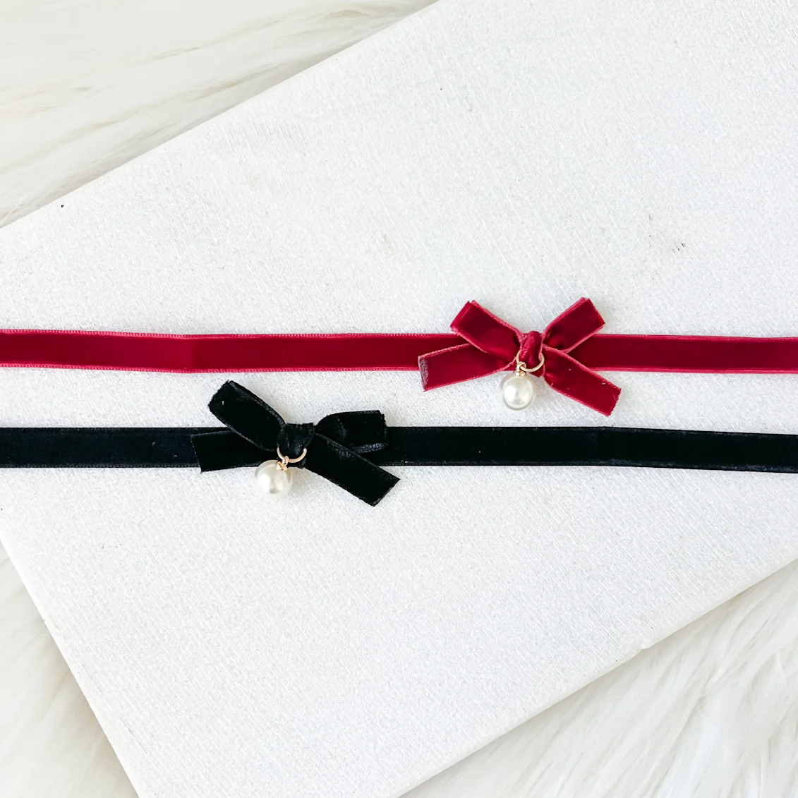 Velvety Bow Tie Choker - Image 11