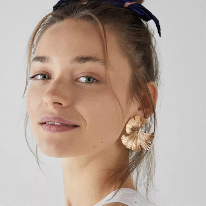 Wisdom Leaf Earrings - LAST CHANCE - Image 3