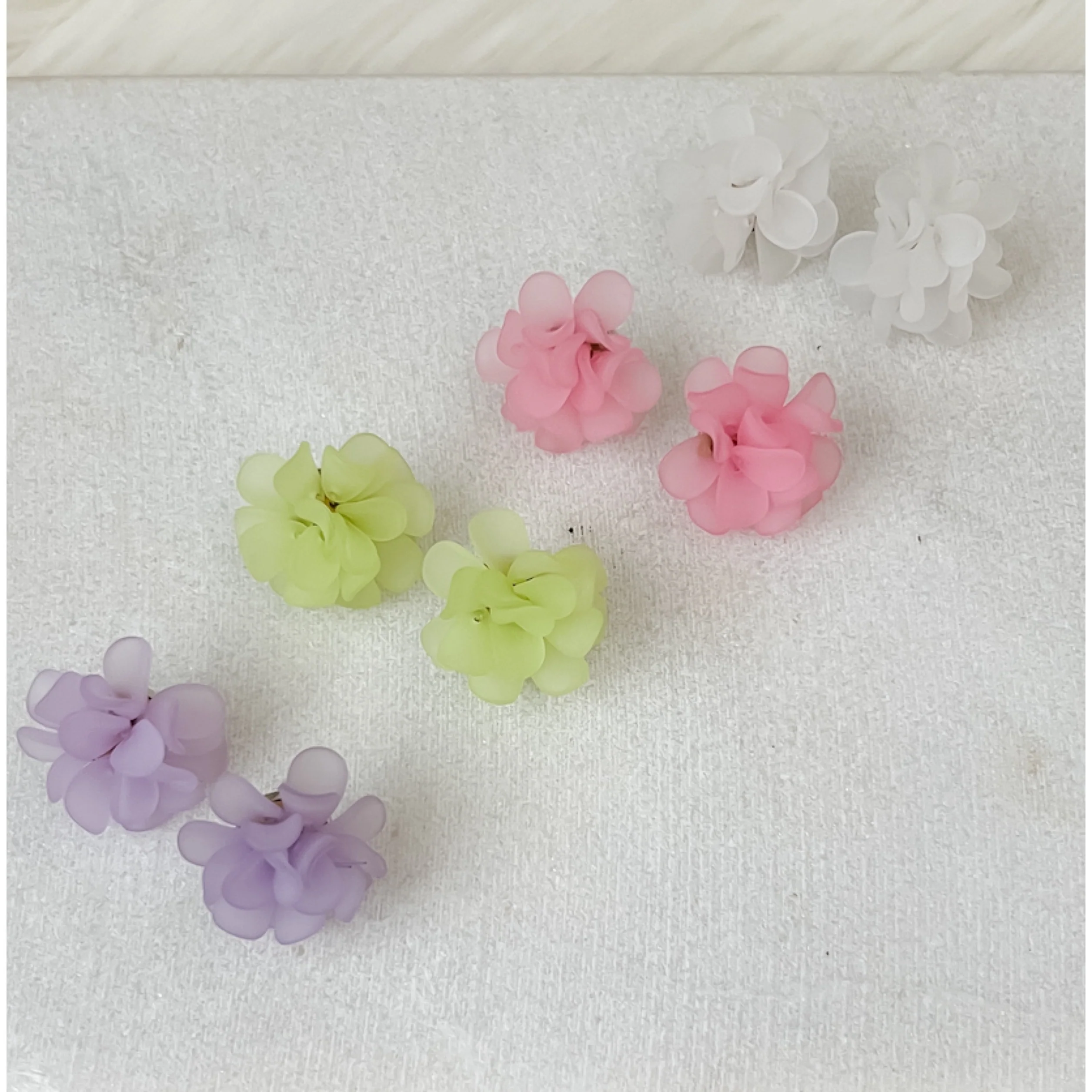 Zinnia Flower Earrings - LAST CHANCE! - Image 10