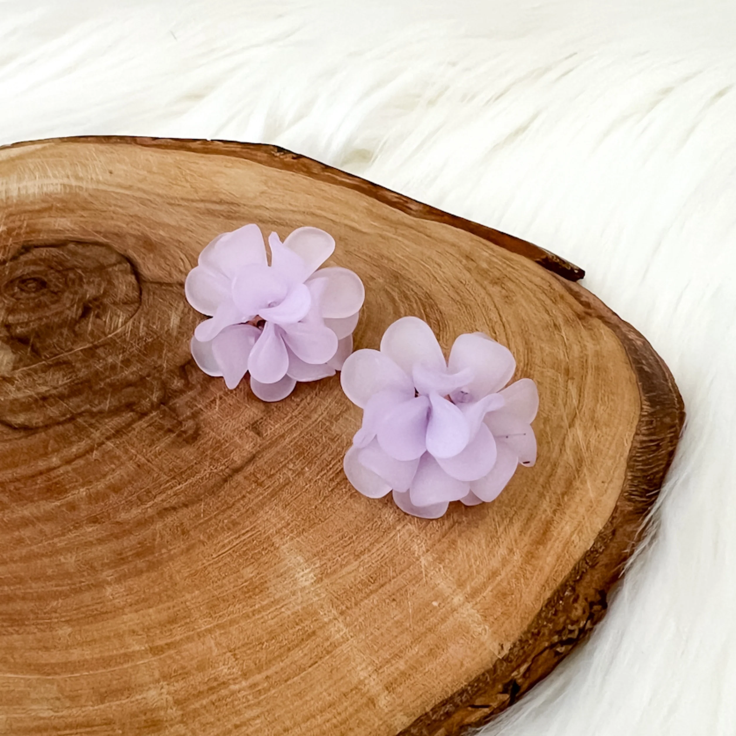 Zinnia Flower Earrings - LAST CHANCE! - Image 8